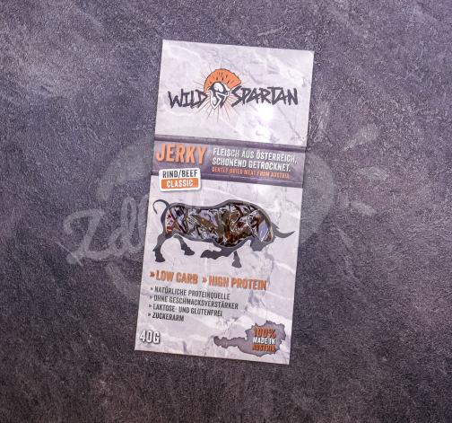 WildSpartan Jerky CLASSIC hovězí 40 g