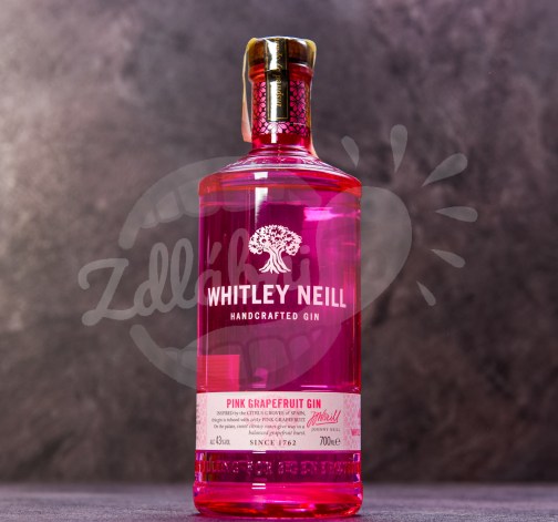 Whitley Neill „Pink Grapefruit” gin 43 % 0.70 l