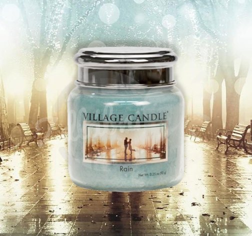 Village candle 92 g - Vonná svíčka ve skle Rain