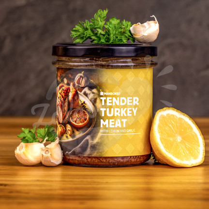 Jemné krůtí maso na citronu a česneku 300 g – Mr.HomeMade