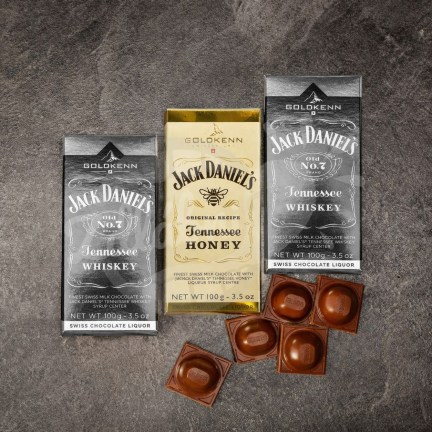 Výhodný set tří luxusních čokolád s alkoholem