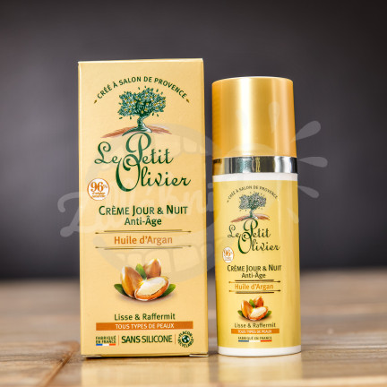Regenerační denní a noční krém Le Petit Olivier s arganovým olejem 50 ml