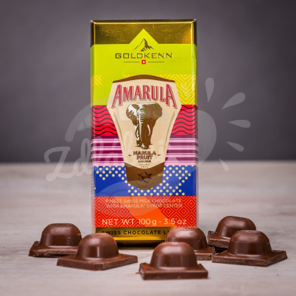Luxusní čokoláda Goldkenn s náplní likéru Amarula 100 g