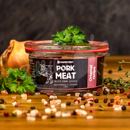 Vepřové maso ve skutečně vlastní šťávě 130 g