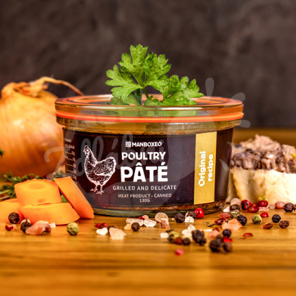 Lahodná paštika z grilovaného kuřátka 130 g